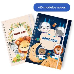 Agenda Baby Personalizada (para Creche) Miolo em Sulfite 75g (Papel comum) e Capa dura A5 (15x21cm)   Encadernação Wire-O Miolo Colorido com 378 páginas, 189 folhas