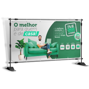 Lonas Lona Fosca 440g Personalizado 4X0 - Impressão Frente. Impressão Digital Corte Reto 