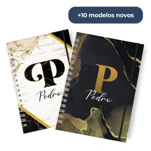 Planner Masculino 2025 Miolo em Sulfite 75g (Papel comum) e Capa dura A5 (15x21cm) ou Mini Planner A6 (10x15)   Encadernação Wire-O Miolo Colorido com 212 páginas, 106 folhas